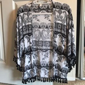 Bohemian/paisley print kimono